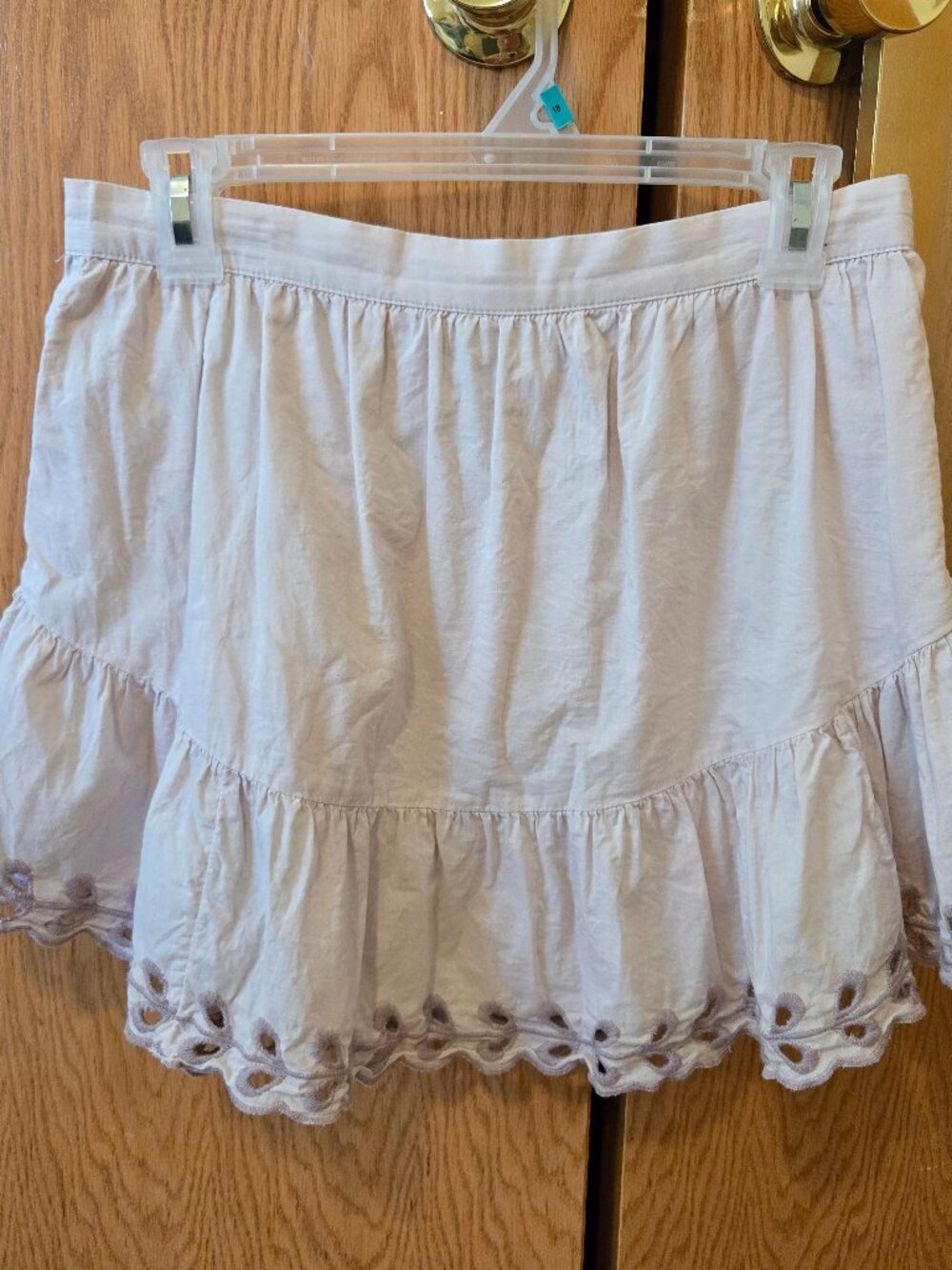 American eagle eyelet embroidered mini skirt size small